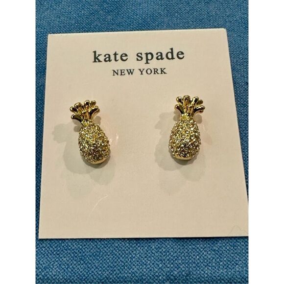 Kate Spade NEW necklace & earrings SET - Pineapple Passion jewelry - Picture 7 of 13